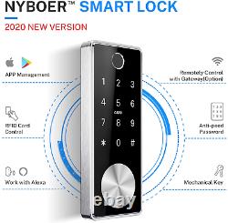 Verrouillage De Porte Sans Clé Smart Touchscreen Keypad Electronic Deadbolt Fingerprint