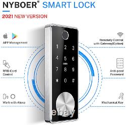 Verrouillage De Porte Sans Clé Smart Touchscreen Keypad Electronic Deadbolt Fingerprint