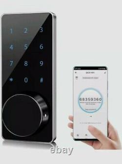 Verrouillage De Porte Wifi Smart Lock, Serrure De Porte Électronique Intelligente Avec Clé Sans Clé, Écran Tactile