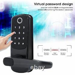 Verrouillage De Verrouillage De Porte Numérique Entrée De Sécurité Smart Touch Fingerprint Password Lock