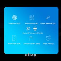 Verrouillage Électronique Intelligent, Empreinte Digitale App Verrouillage De Porte Sans Clé Verrouillage De Porte