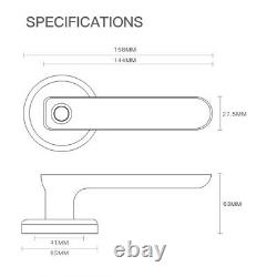 Verrouillage Électronique Intelligent, Empreinte Digitale App Verrouillage De Porte Sans Clé Verrouillage De Porte