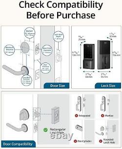 Verrouillage intelligent à écran tactile - Serrure de porte sans clé à 5 en 1 Installation facile