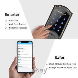 Wi-fi Smart Deadbolt Door Lock Remote Controldigital Electronic Keyless Bluetooth