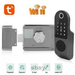 Wifi Smart Electronic Door Lock Fingerprint Touch Mot De Passe Keyless Keypad Access