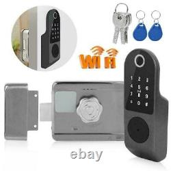 Wifi Smart Electronic Door Lock Fingerprint Touch Mot De Passe Keyless Keypad Access
