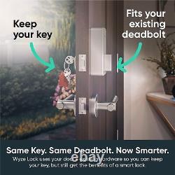 Wyze Lock Wifi & Bluetooth Activé Smart Door Lock, Wireless & Keyless En. Nouveau