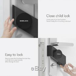 Xiaomi Noir Sherlock S2 Intelligent De Verrouillage De Porte Sans Clé De Verrouillage Accueil Installation Facile